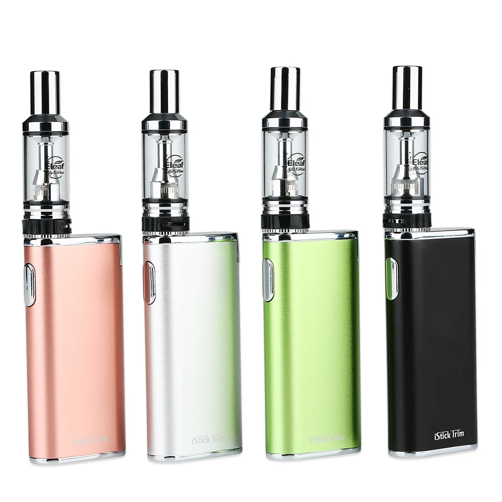 Набор вейпов Eleaf IStick Trim 100% оригинал 1800 мА/ч аккумулятор MOD и атомайзер GSTurbo емкость