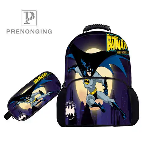 17 дюймовые рюкзаки batman_parede сумки для ручек с 3D принтом школьные женские и мужские