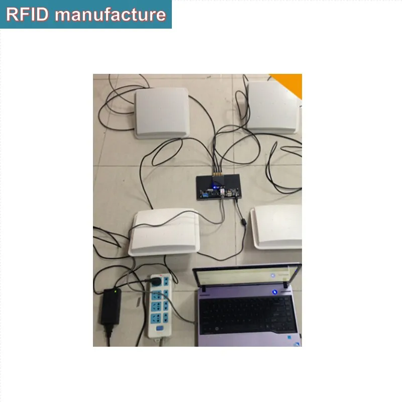 Модуль rfid с большим радиусом действия 4 порта макетной платой и бесплатными