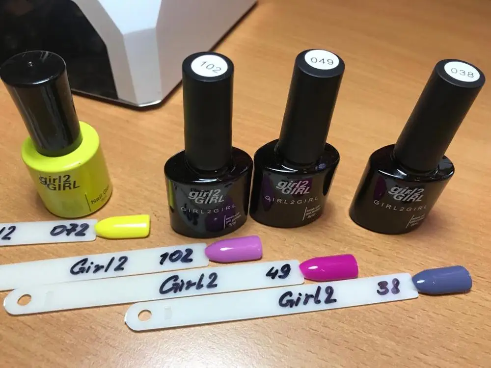 Гель-лак для ногтей girl2GIRL с замачиванием 60 красивых цветов высокое качество