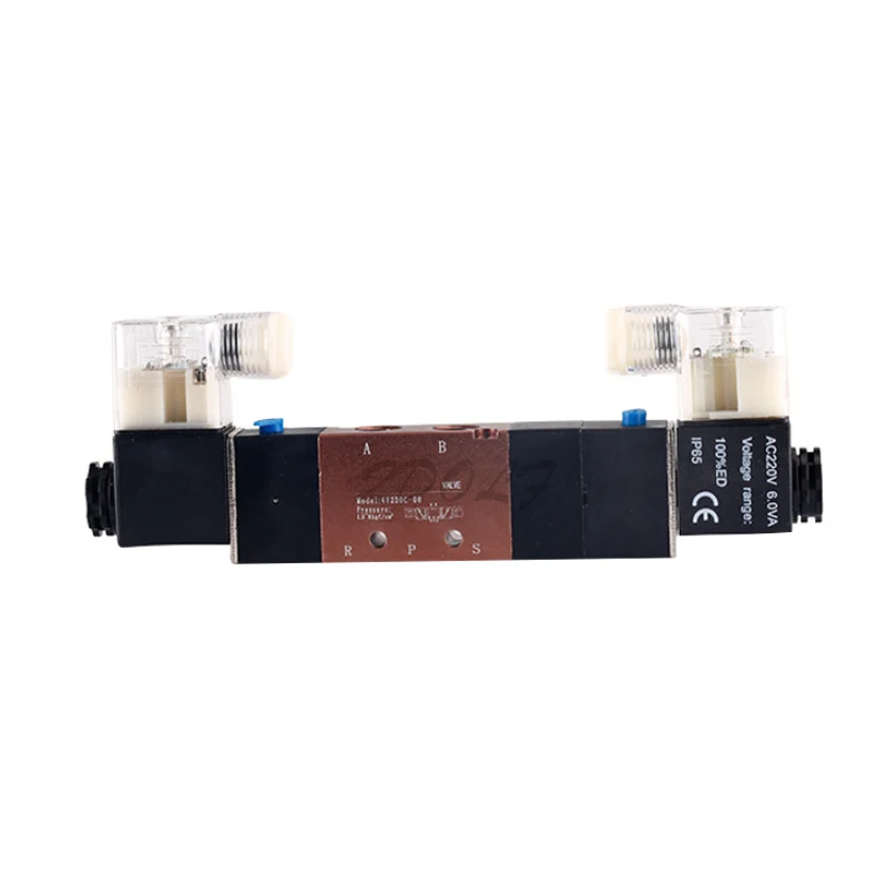 4V220-08 1/4&quot DC24V DC12V AC220V AC110V 5 Port 2 Position Air Solenoid Valve | Обустройство дома