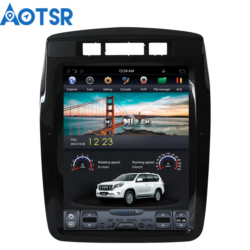 Автомобильный мультимедийный плеер Aotsr Android 7 1 Tesla GPS навигация видео для Volkswagen