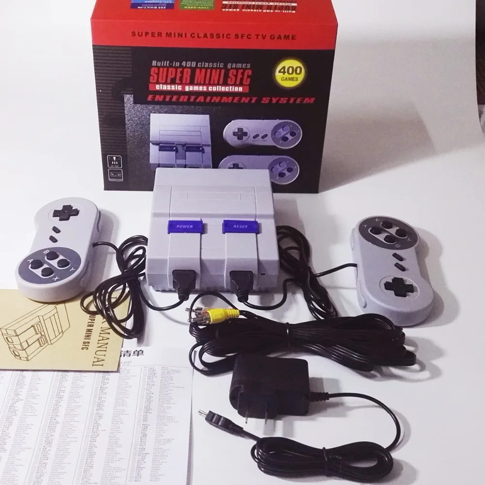 Coolbaby Cross-border предназначен для SUPERSFC мини консоль Встроенный 400 игр NES Мини ТВ-консоль