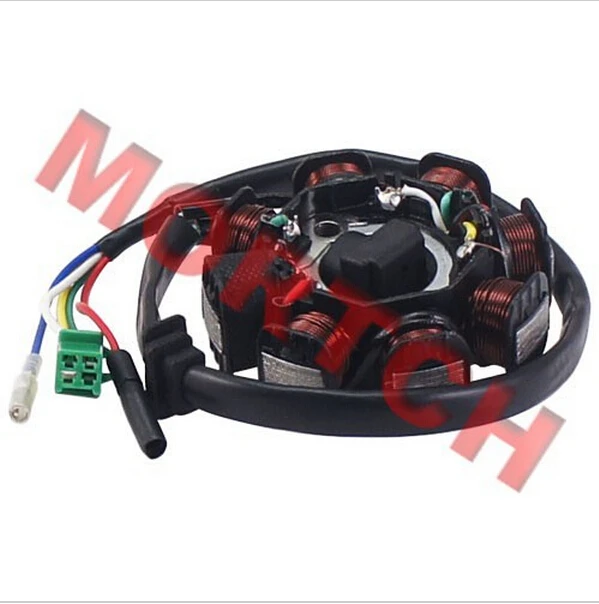 Китайский скутер GY6 части 125cc 150cc 8 полюсный Статор для скутера ATV Go Karts Запчасти