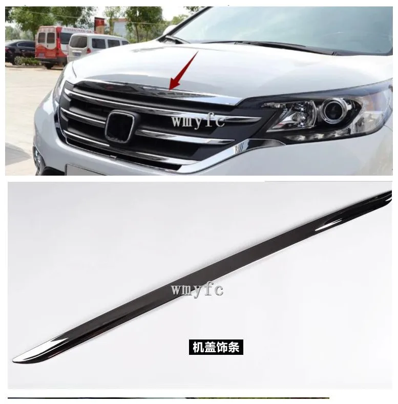 Подходит для Хонда сrv CR V 2012 2013 2014 ABS хромированный передний капот машины крышка