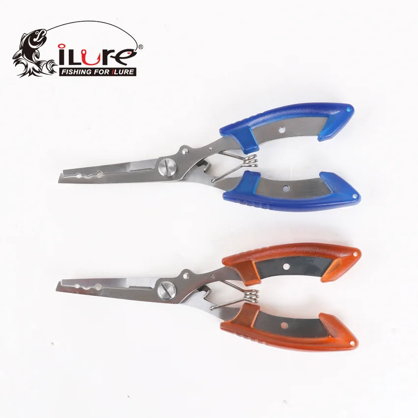 2017 Hot Stainless Steel Fishing Pliers Scissors small Curved Nose Tackle Fish Hook Remover fishing line Cutter tools | Спорт и