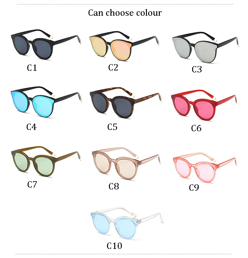 

2019 Fashion Color Luxury Flat Top Cat Eye Elegant Sunglasses Woman Twin Beam Oversized Sun Glasses unisex Oculos De Sol UV400