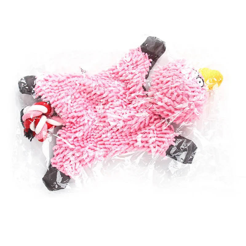 Собака милый в форме утки писк игрушка прочный чистка зубов игрушки для животных