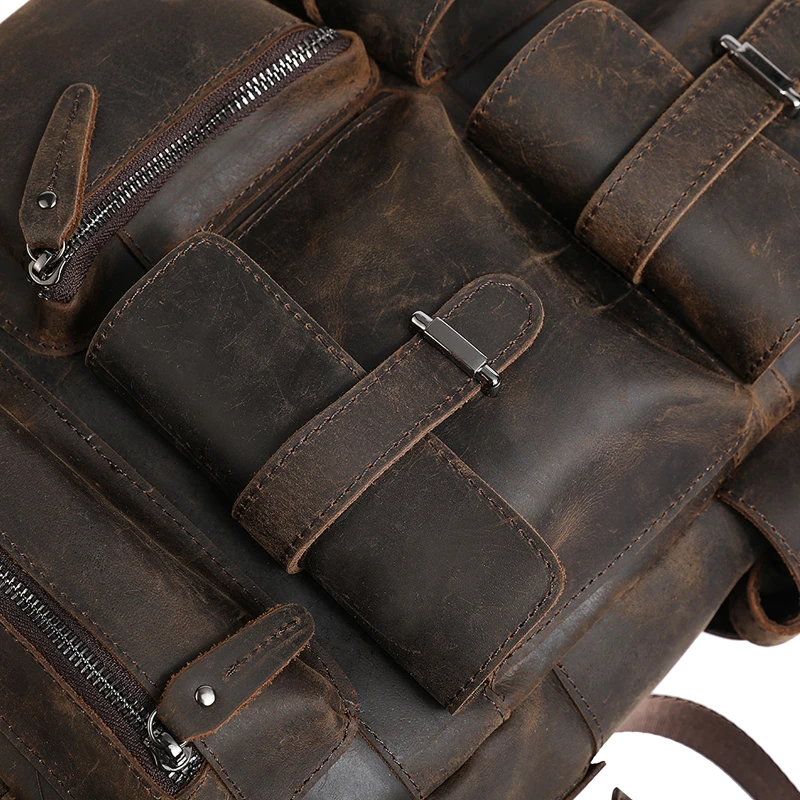 Мужской рюкзак WESTAL из натуральной кожи для ноутбука на каждый день 3506|Мужские