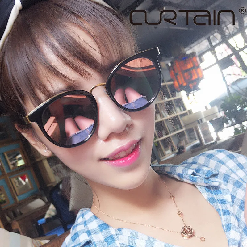 Солнцезащитные очки женские кошачий глаз розовые зеркальные квадратные с