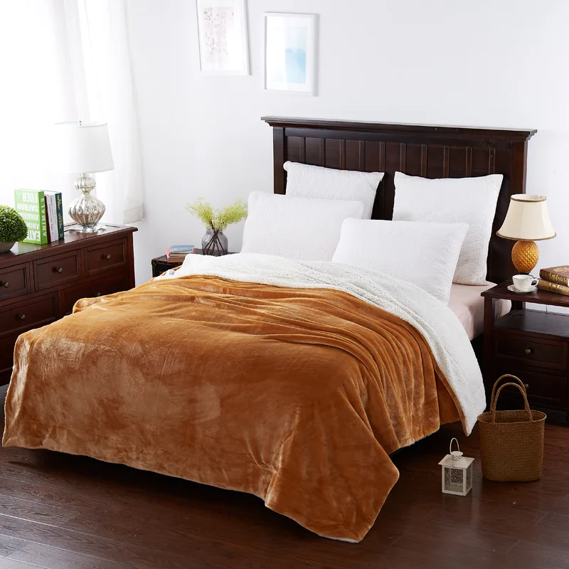 WLIARLEO горячая Распродажа одеяла фланелевые снаружи ягненка бархат внутри детское