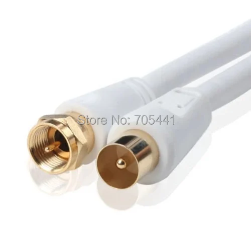 5 шт./лот высококачественный 1 8 м ТВ приставка RF сигнальные линии закрытый кабель