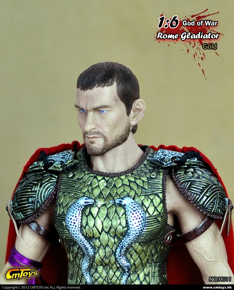 [ESTARTEK] CmToys H011 1/6 римские гладиаторы Spartacus God of War Warlord Edition Золотой Доспехи костюм набор для 1" Фигурка DIY
