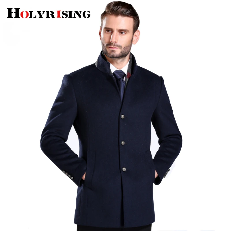 Holyrising sobretudo masculino шерстяное пальто 2019 Новое поступление зимняя