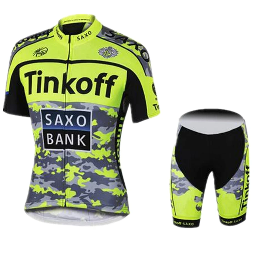 Pic Color Новинка, Saxo Bank, Tinkoff, командная одежда для велоспорта, Джерси, наборы, MTB, для велосипеда, дышащие шорты, одежда, велосипедный костюм, 9D гель - Цвет: Pic Color
