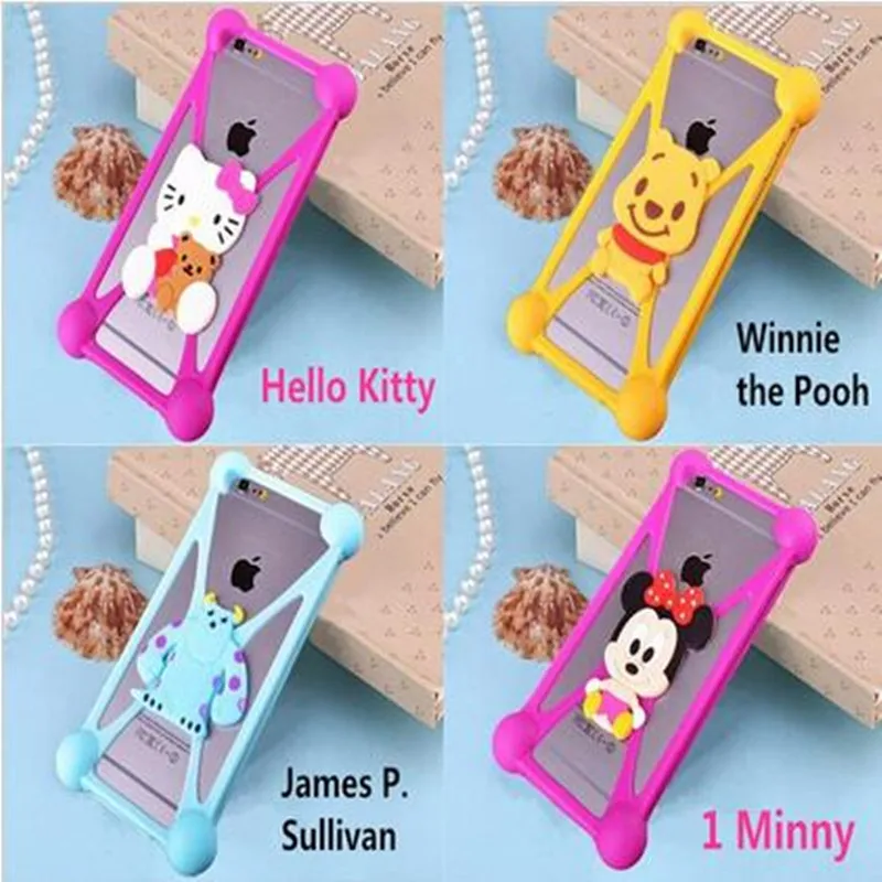 Милый Мультфильм Силиконовый Универсальный Сотовый Телефон Случаях Fundas Для Oukitel