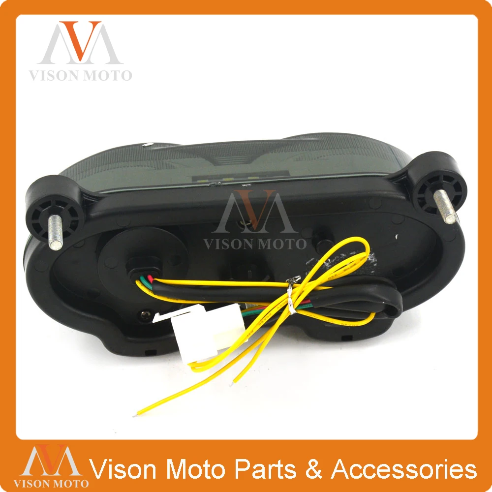 Задний фонарь для мотоцикла Светодиодный Интегрированный светильник с сигналом