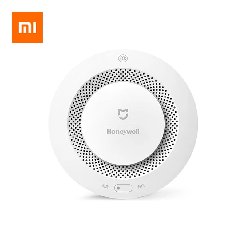Mijia Youpin Honeywell Smoke Detector Fire Alarm Remote Control Audible Visual Notification Work with Mi Home APP | Безопасность и