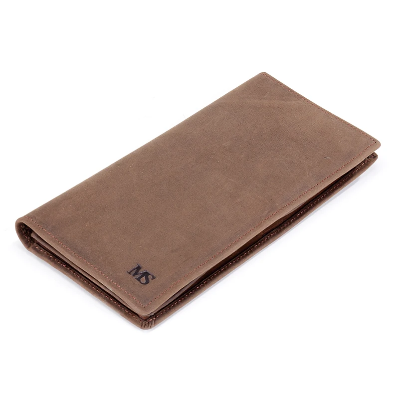 Новые Классические кошельки MS из натуральной кожи мужской кошелек в винтажном