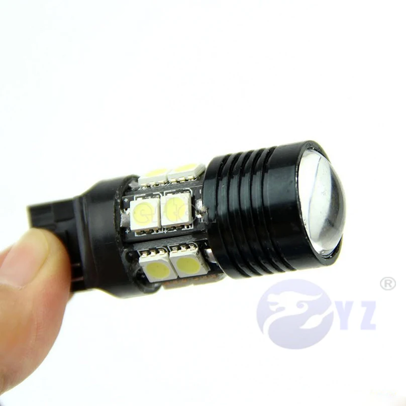 1 пара Автомобильные светодиодные лампы T20 7440 W21 WY21W 7441 чипы Cree 12 SMD 5050|t20 7440|smd 5050 ledcar