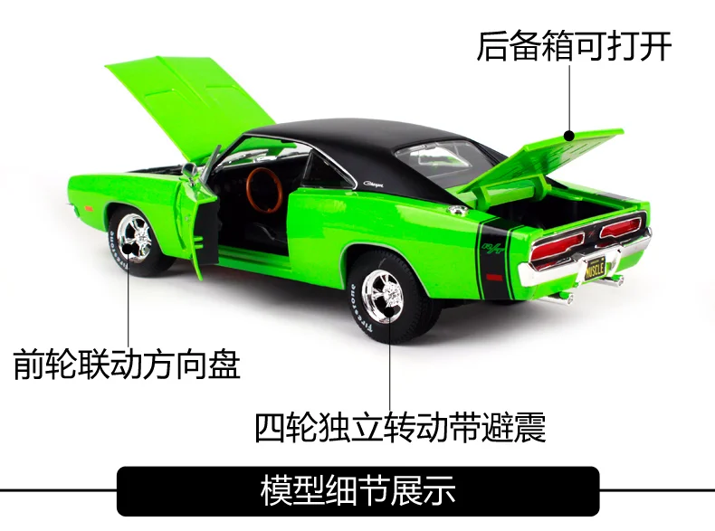 Maisto 1:18 1969 DODGE charger R/T Lnvolving Muscle старая модель автомобиля литая модель автомобиля игрушка Новинка в коробке Новое поступление