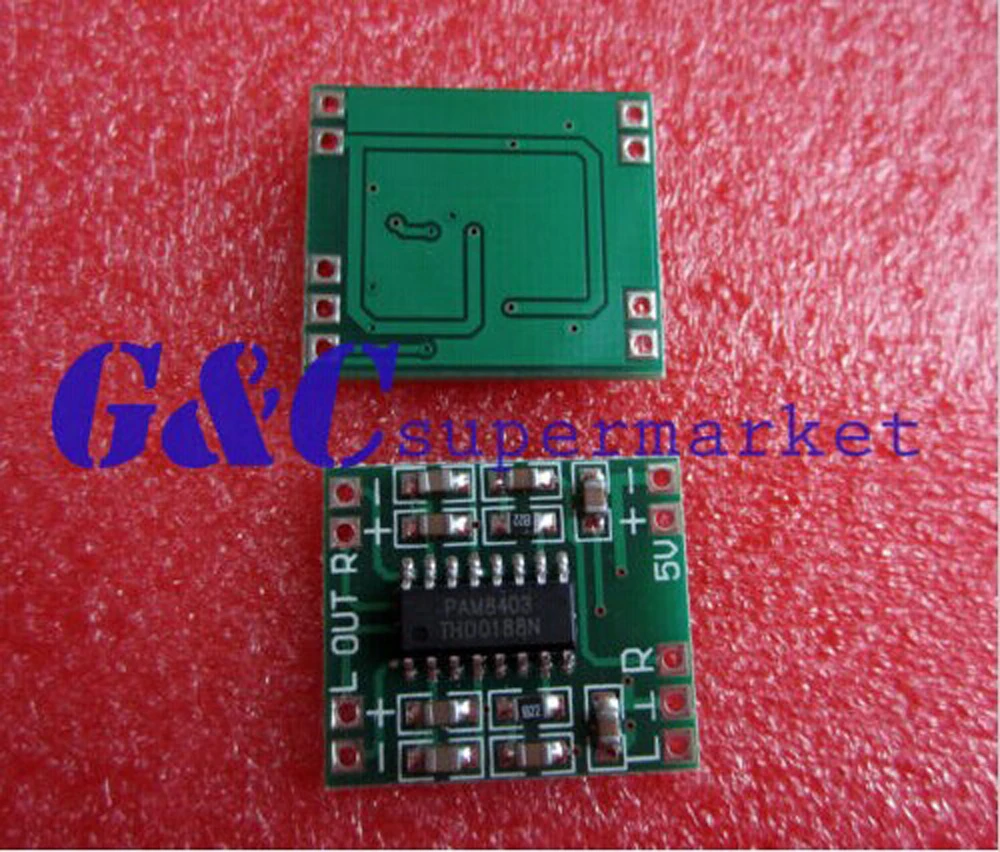

1PCS 2.5-5V 2X3W Mini Audio Class D amplifier board
