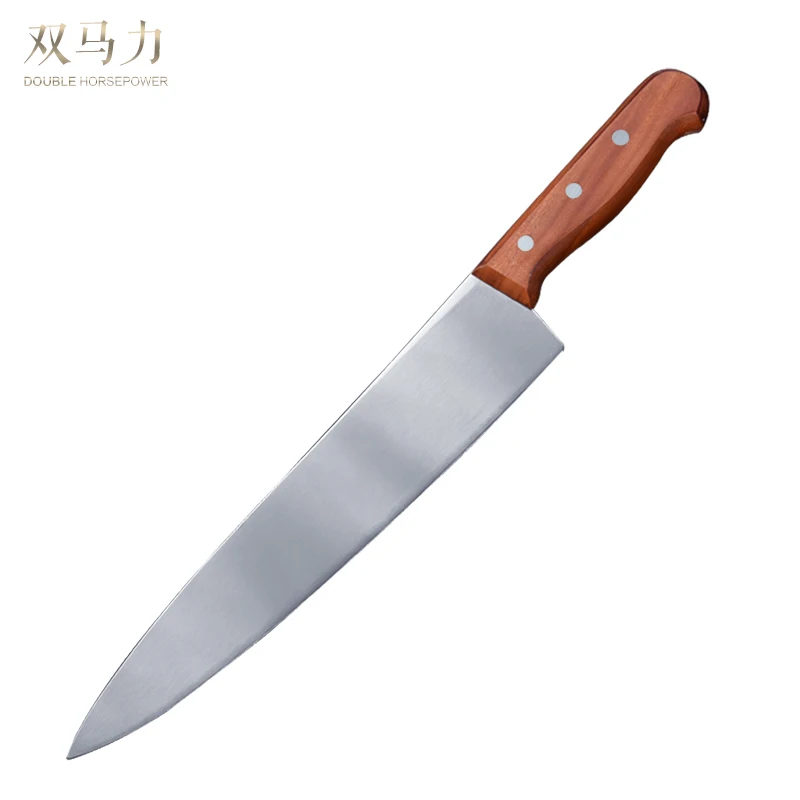 chef knife Поварской нож, 11 дюймов, кухонные ножи из нержавеющей стали, немецкая сталь, нож для нарезки мяса, нож Pakka с деревянной ручкой, кухонные инструменты для приготовления пищи - Цвет: chef knife