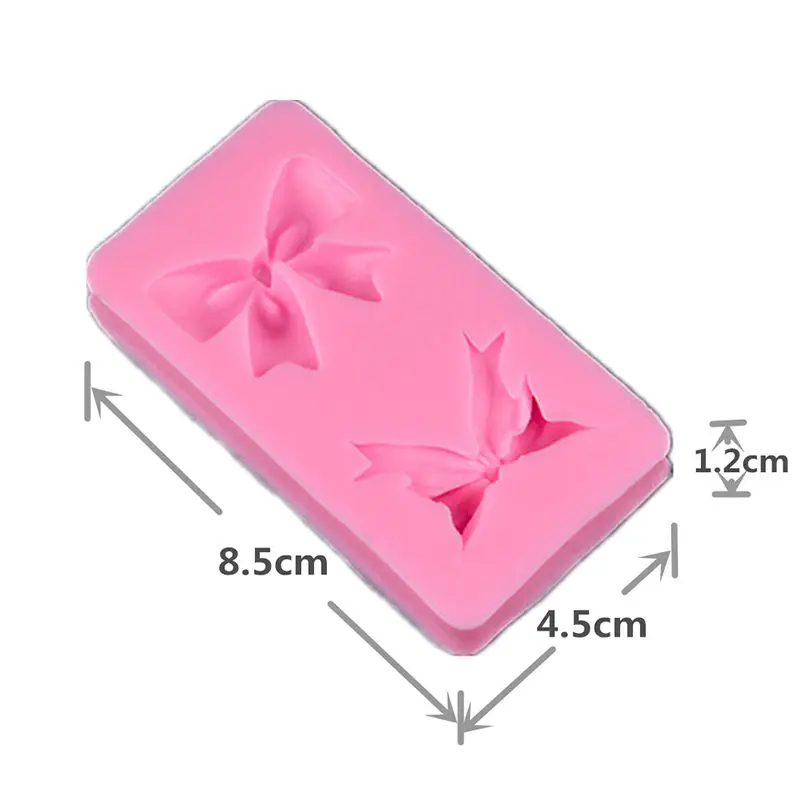 Silicone Butterfly Shape Bow Fondant Mold Embossing Dies Sugar Art Tools Moule DIY Cake Decorating Bakeware | Дом и сад