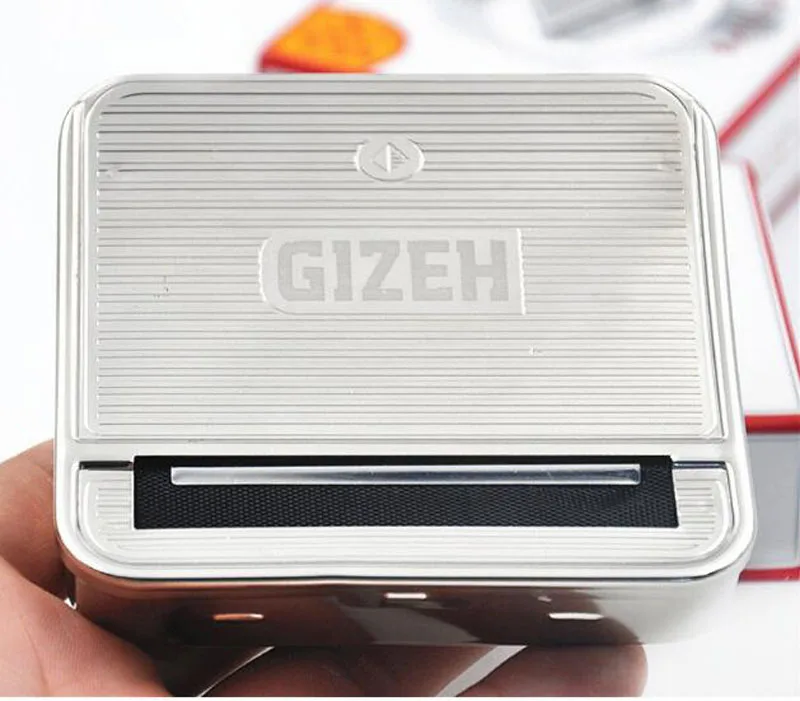 DIY GIZEH ручной дым автоматический роллбокс устройство табака сигареты коллокация коробка из нержавеющей стали курительная коробка