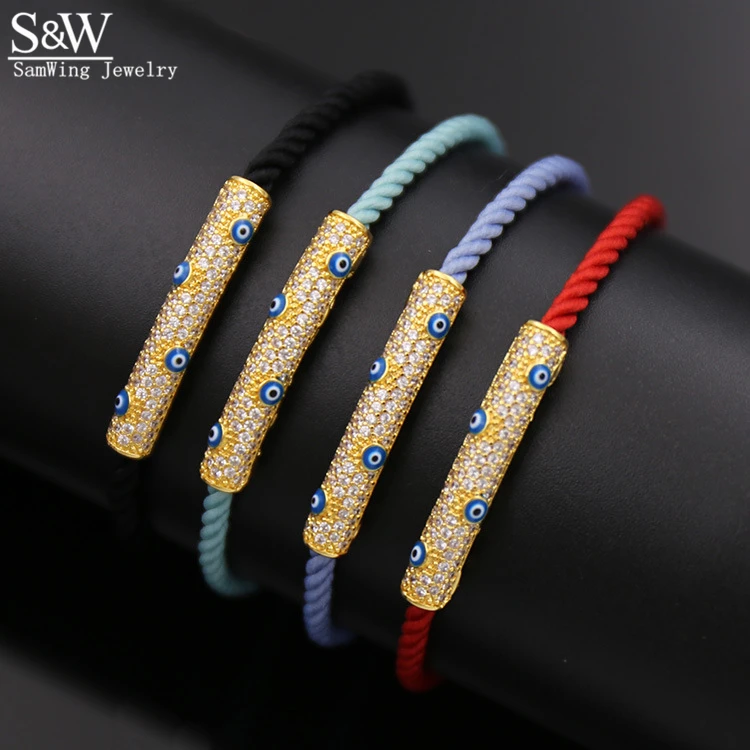 Женский браслет с инкрустацией глаза фианитами|bracelet cz|turkish eye braceleteye bracelet |