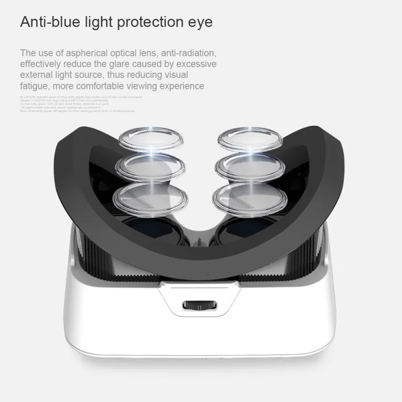 Shinecon G03R Timethinker 3D очки VR Виртуальная реальность картонный шлем для 4 7 6 ''Размер
