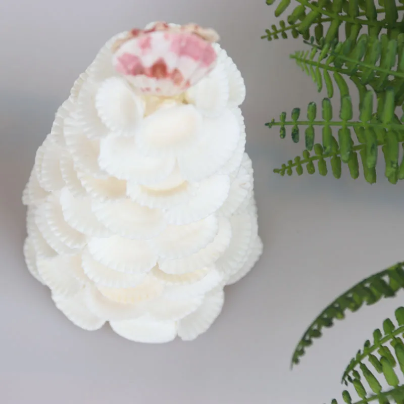 Бесплатная доставка (1 компл./Лот) белая Кокосовая Рождественская елка