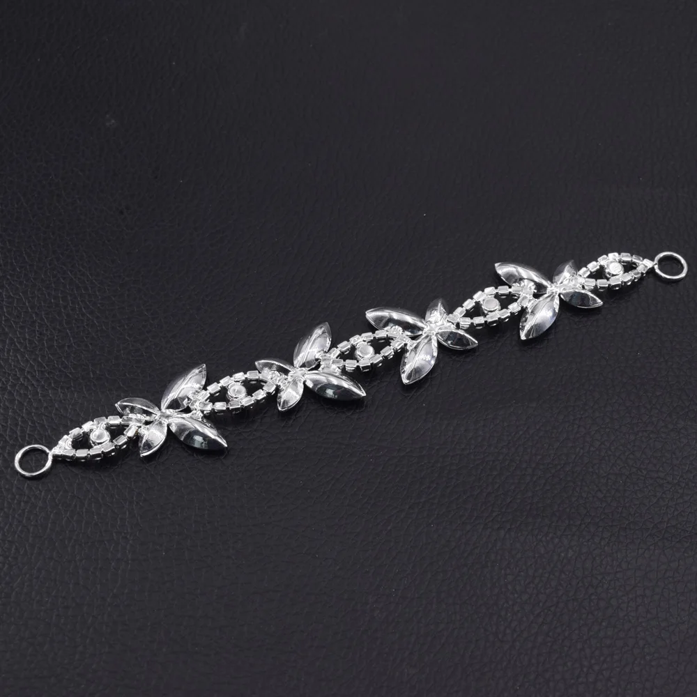 10 шт. сделай сам 15 7 см Бабочка блестящие сексуальные стразы пряжки