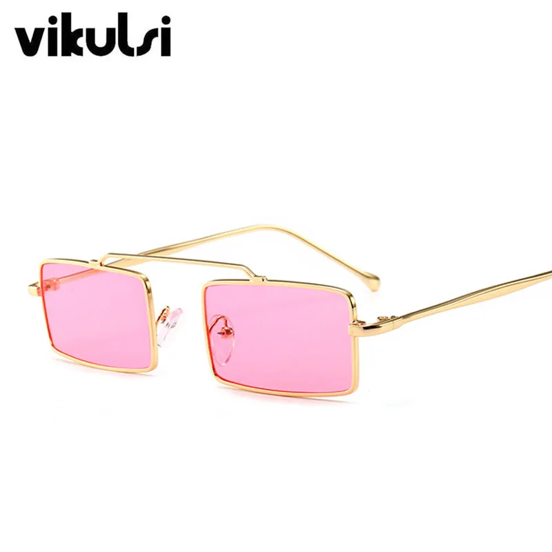 2018 Винтажные Солнцезащитные очки для женщин и мужчин прямоугольные фирменный