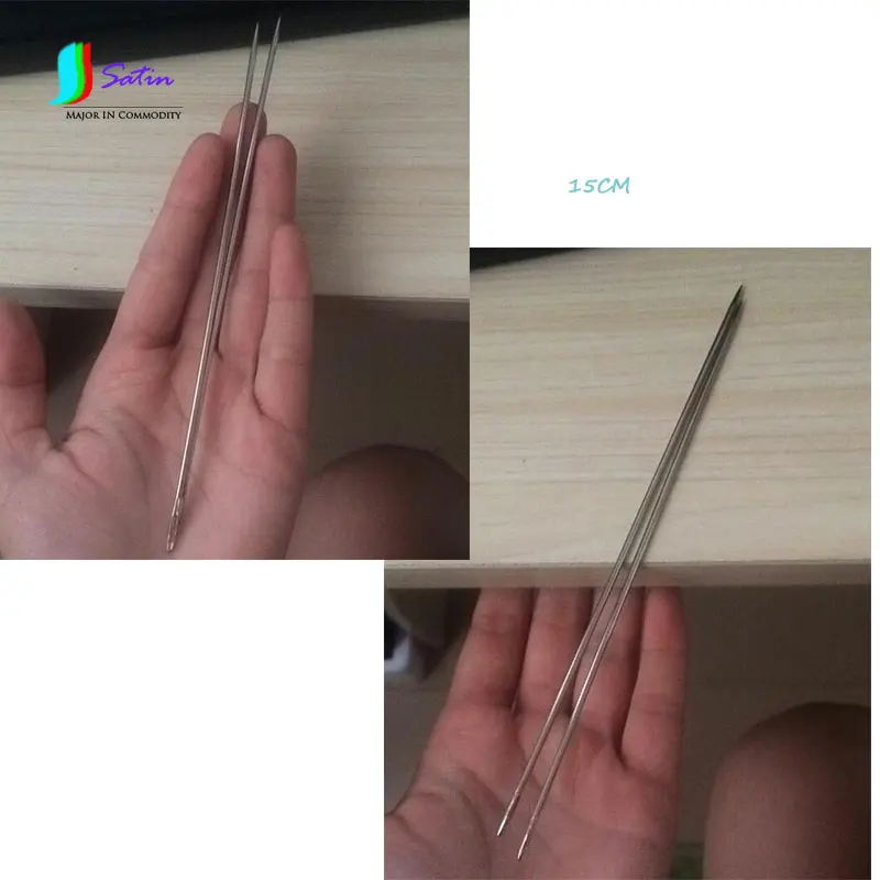 Домашний ручного шитья инструменты большой Размеры длинный Сталь иглы