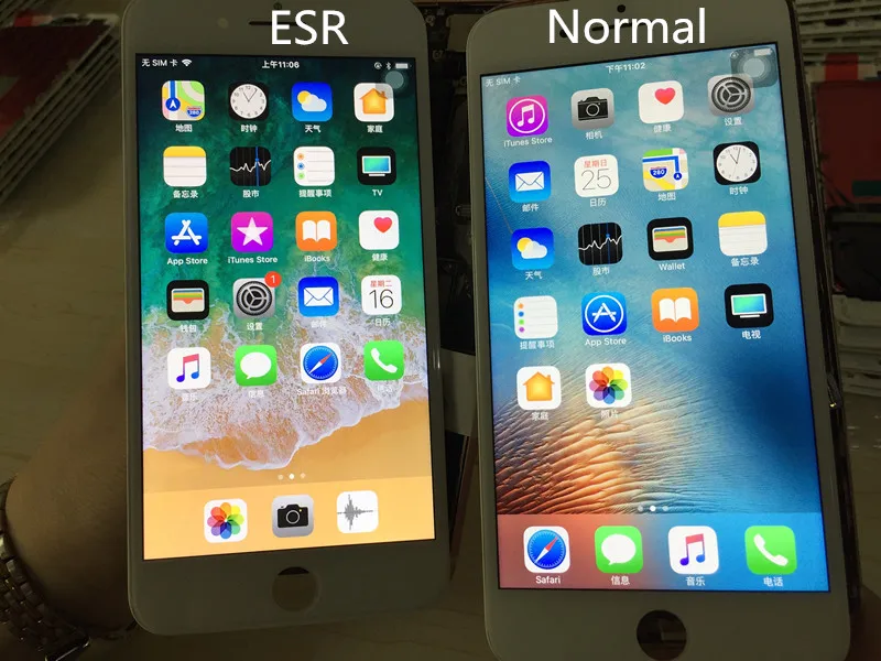 100 шт./лот высокая яркость для iPhone 7 Plus 8 LCD TIANMA ESR ЖК-дисплей экран 3D сенсорный