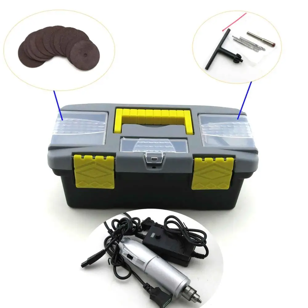 Бесступенчатая микро дрель установить мини электрический шлифовальный станок