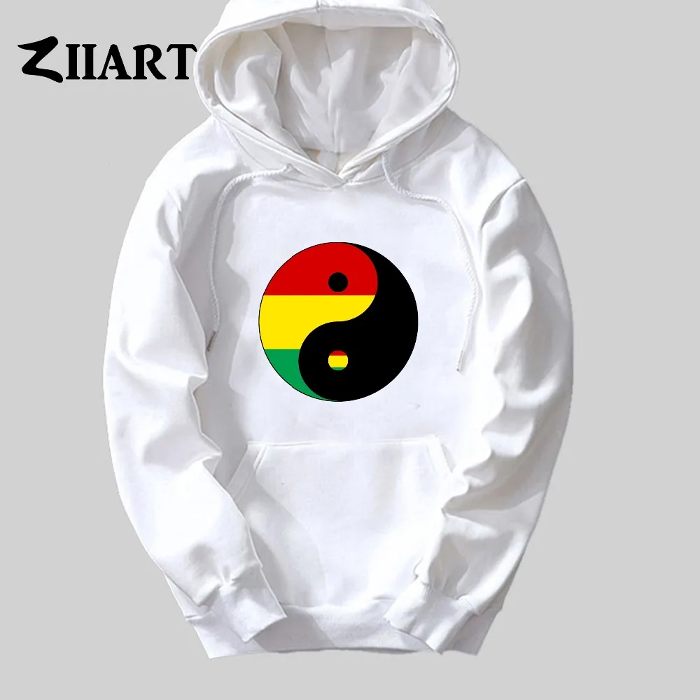 Мужские флисовые толстовки reggae Yin yang bagua для мальчиков Мужская китайская
