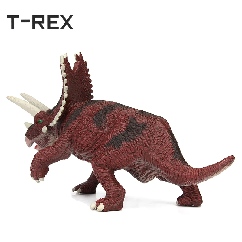 T REX животное Юрского периода реального Цвет моделирования пентацератопс модель