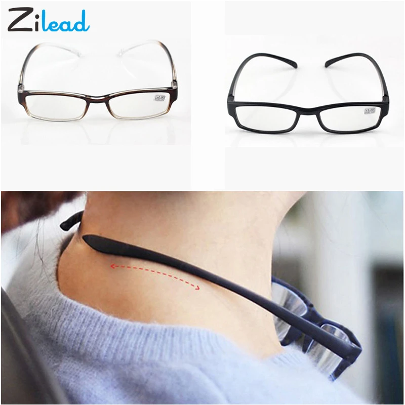 Zilead Небьющийся удобный светильник удобные очки для чтения пресбиопии мужчин и