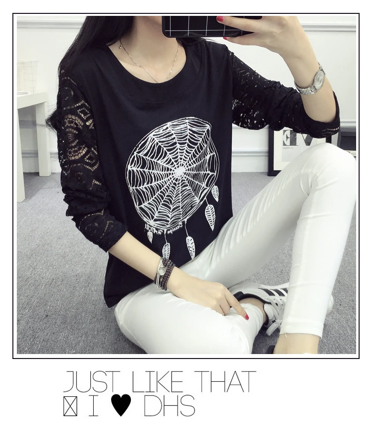 2017 новое поступление футболки весна лето женские повседневные хлопковые длинные