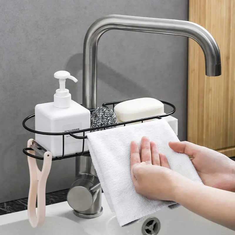 Bathroom Kitchen Accessories Organizer Shower Shelves Storage Rack Holder Faucet shelf Home Decoration | Обустройство дома