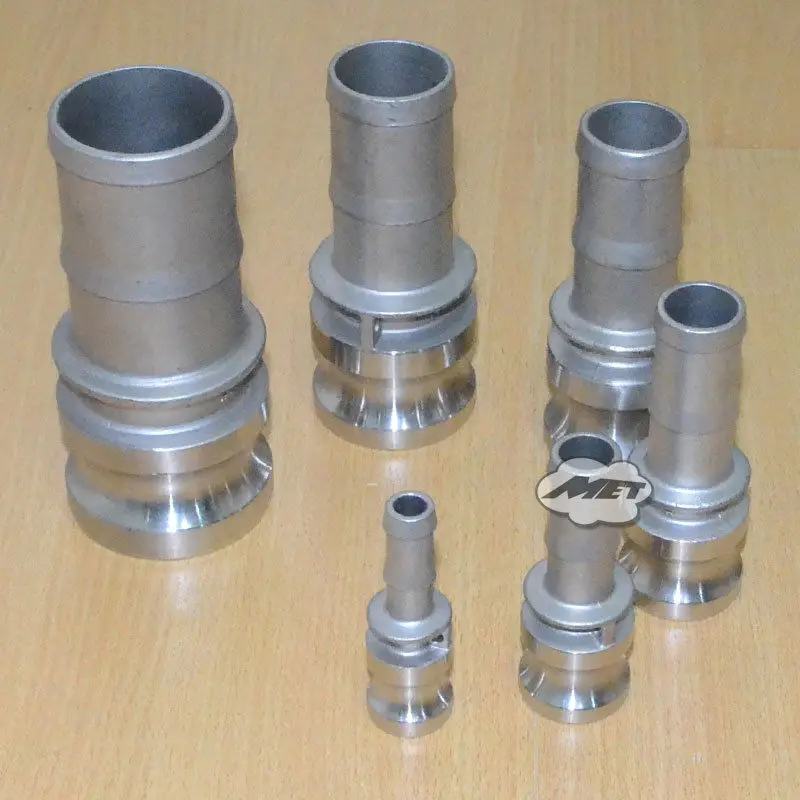 MEGAIRON 1/"-2" Тип E мужской Camlock нержавеющая сталь 316 мусорный насос адаптер со шлангом Макс 250 фунтов/кв. дюйм самогон