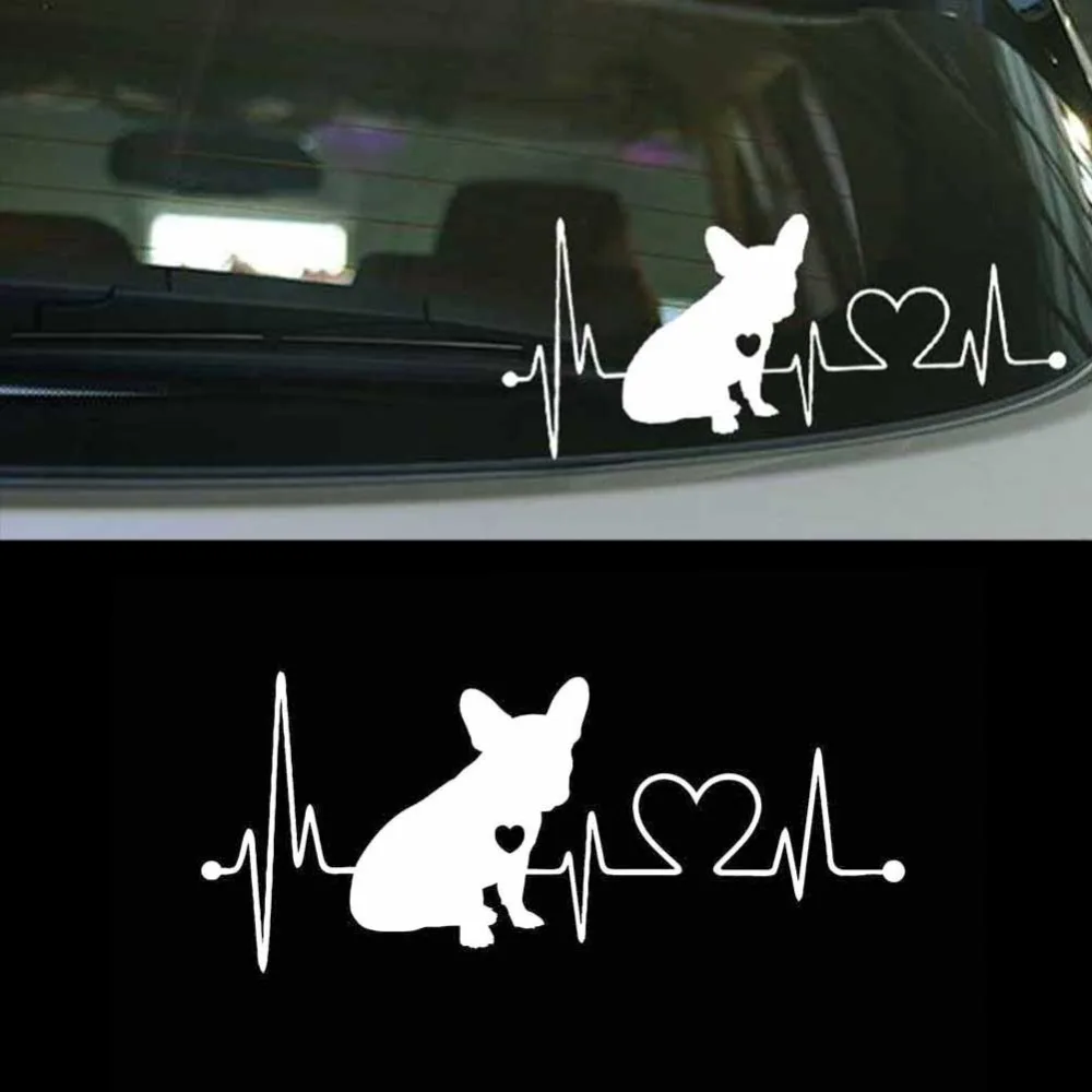 1 шт. Французский бульдог Водонепроницаемый Виниловый Декор автомобильный