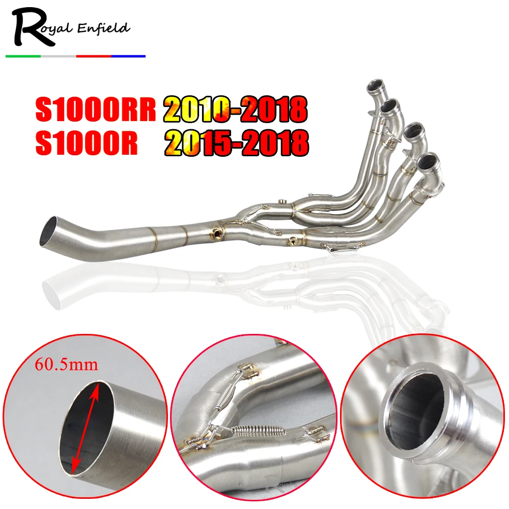 Для BMW S1000RR 2010 2018/S1000R 2015 2018 2016 мотоцикл из нержавеющей стали полная выхлопная