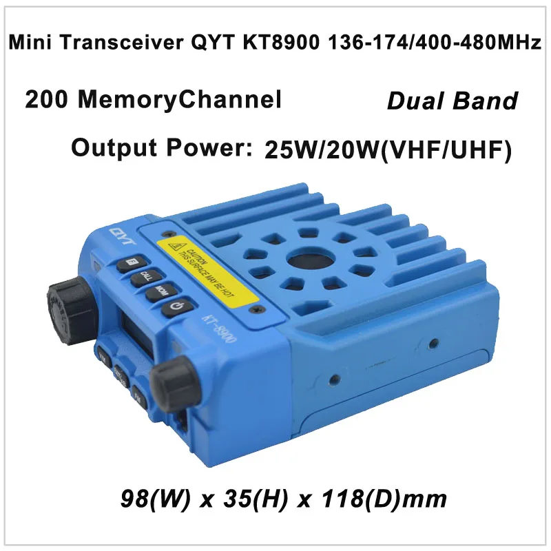 QYT KT 8900 мини трансивер KT8900 136 174/400 480 МГц двухстороннее радио двухдиапазонный