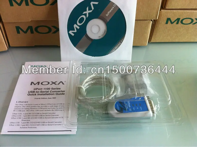 MOXA 1ポート RS-422/485 USB-シリアルコンバータ UPort 1130｜PCケーブル、コネクタ