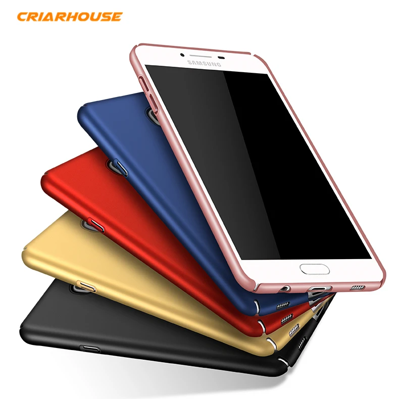 Чехлы для SAMSUNG GALAXY J5 J7 2016 J510 Prime G570 A3 A5 A7 2017 A520 твёрдый Цвет Матовый Жесткий ПК