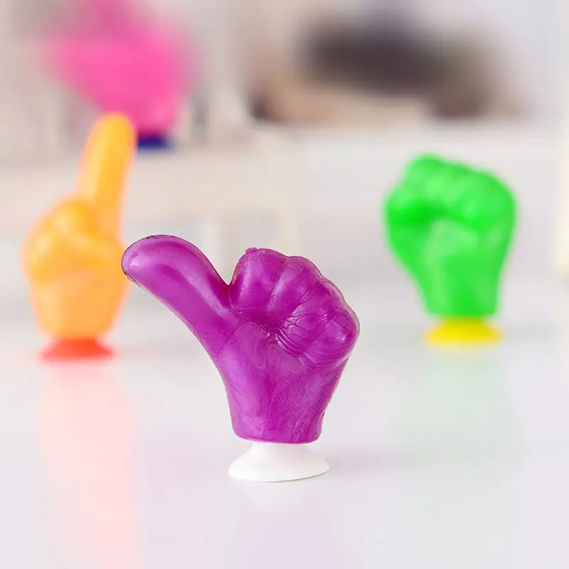 Мультяшный жест на палец 5 шт./компл. с присоской подходит для карандашей из TPR