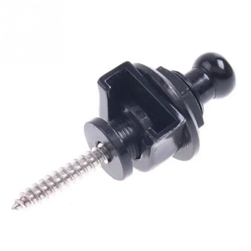 FANSIC 1 шт. круглые хромированные фиксаторы для гитарных ремешков детали системы